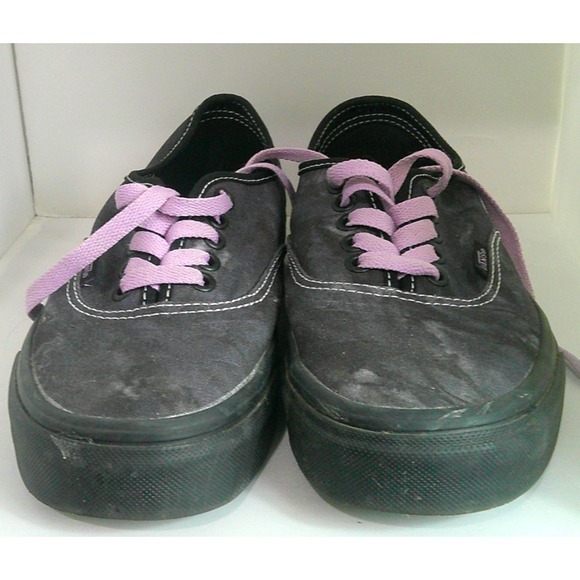 Vans Authentic Canvas Sneaker in Amazing Midnight Shift Black Men's 7 Women's 8 - Picture 4 of 7